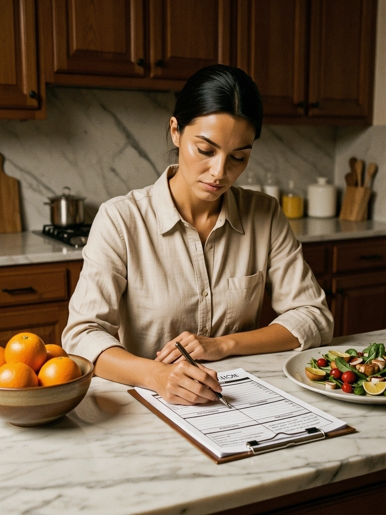 Nutritionist at work